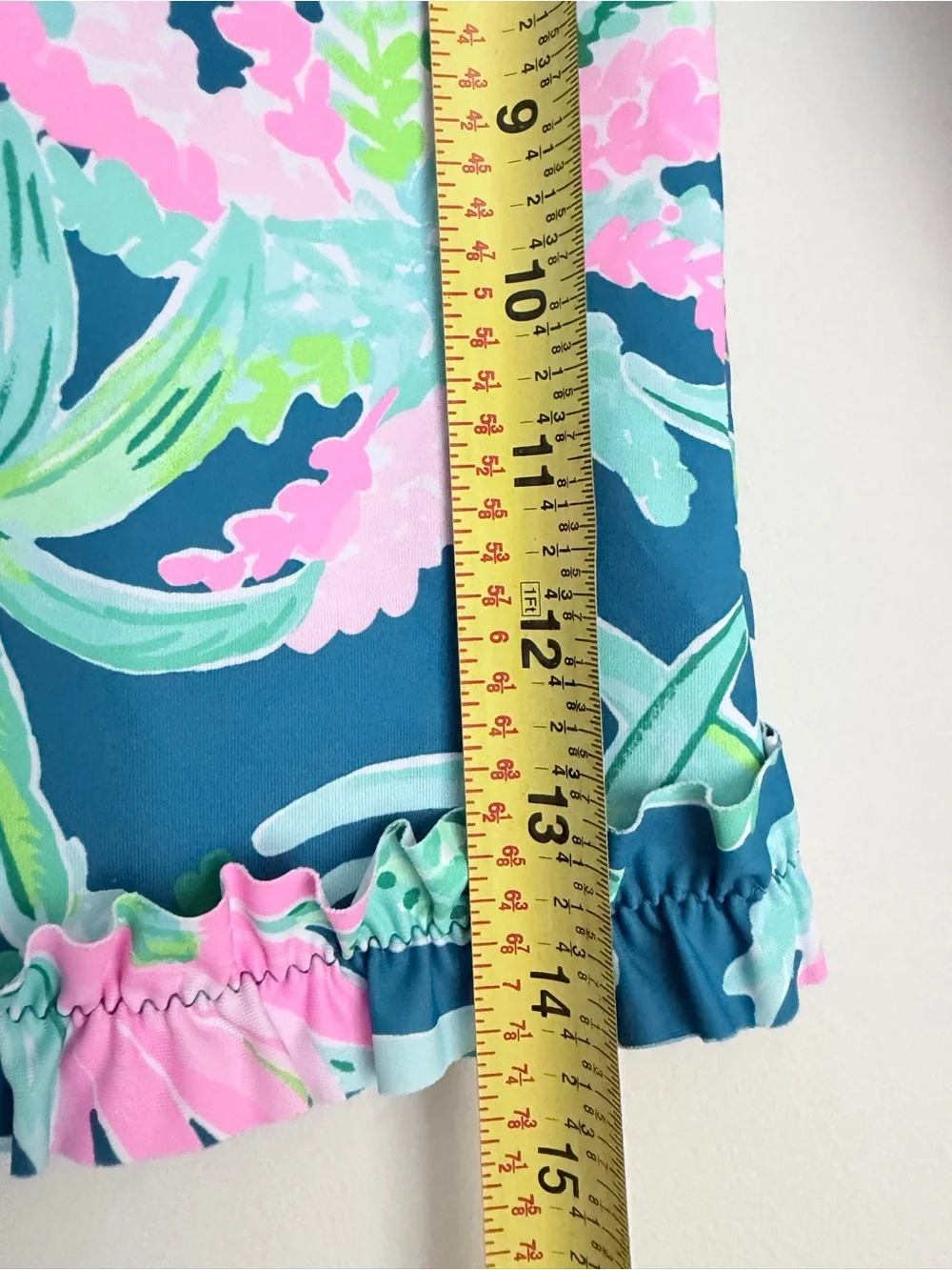 Lilly Pulitzer Girls Margo UPF 50+ Rashguard Swim Sweet Escape Ruffles set 6